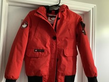 Canada Weather gear Full Zip Winter Coat Boys 14-16 Red No Fur Around Hood