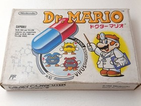 ✨ Dr. Mario Famicom 1990 Nintendo Boxed FC NES HVC-VU ✨