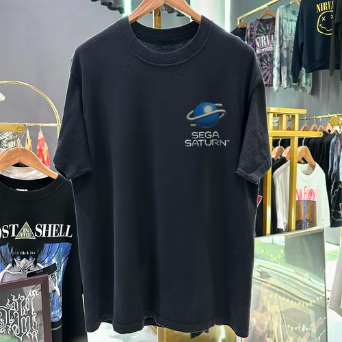1995 Sega Saturn Aged T-Shirt Black M