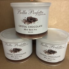 Bella Perfetta DEPILATORY WAX- 14OZ/400ML ZINC OXIDE -Chocolate NEW Set of 3 