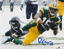 RANDALL COBB GREEN BAY PACKERS JSA AUTHENTICATED ACTION SIGNED 8x10
