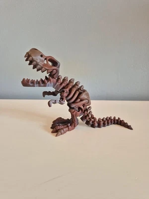 T-rex - figurine - Entièrement articulé - Impression 3D PLA - Photo 1/4
