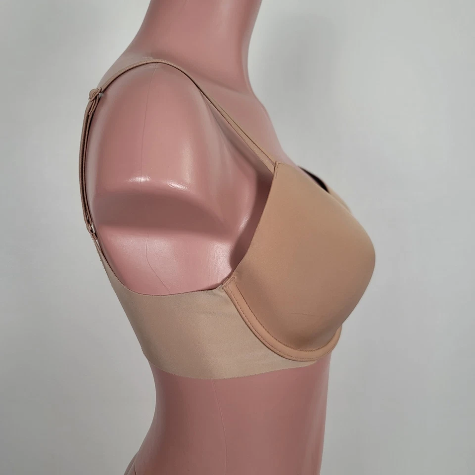Victoria’s Secret Body By Victoria Lined Perfect Coverage Bra 32DD Beige - Image 4 of 4