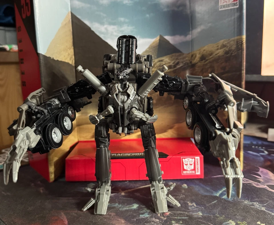 Hasbro Transformers Studio Series 53 Constructicon Mixmaster ROTF Completo Foto 2 de 4