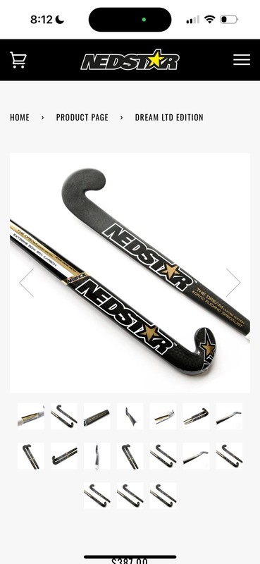 Nedstar Field Hockey THE DREAM Limited edition Extreme Now 95% Carbon Drag 36.5