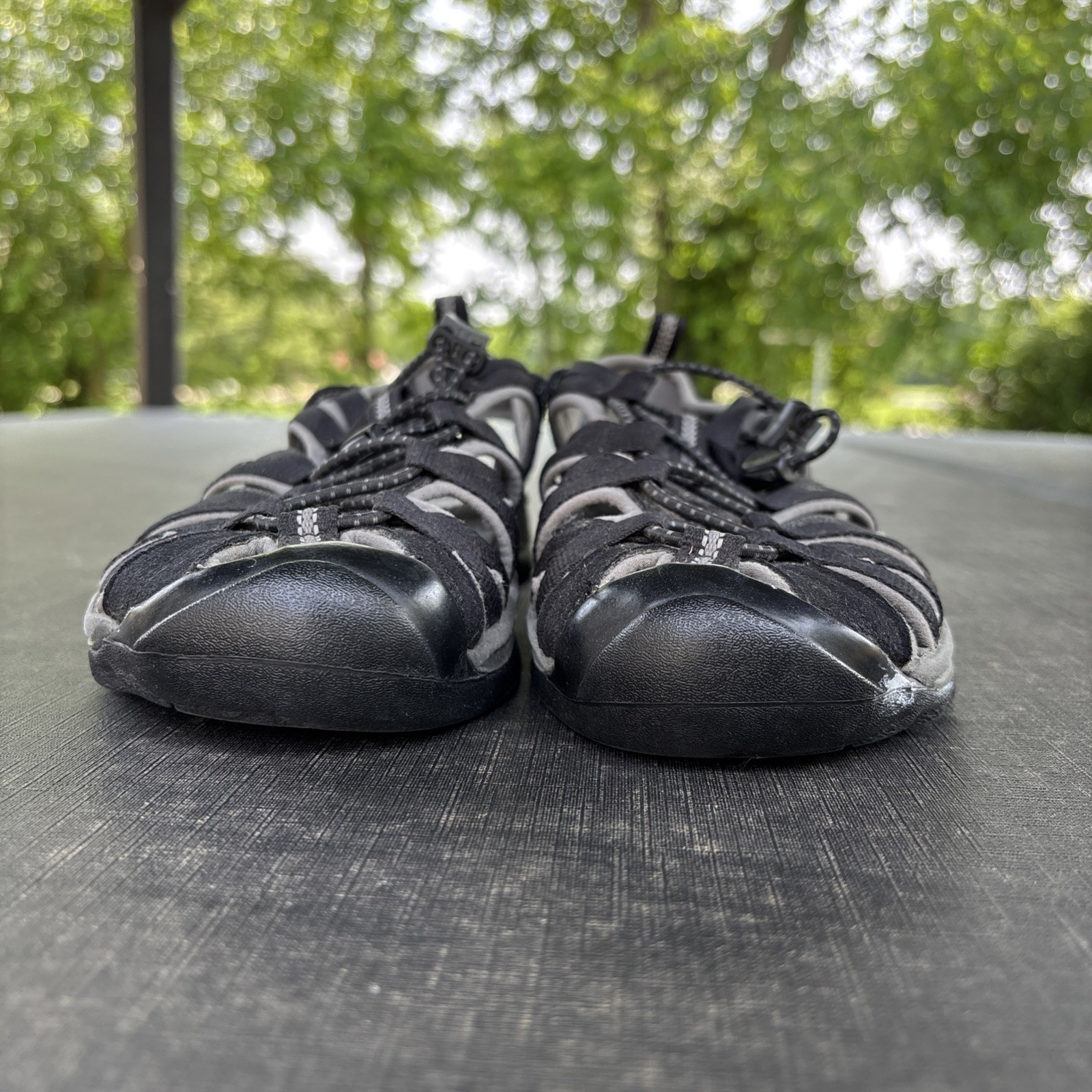 Keen Sandali Donna 8 5 Whisper Outdoor Con Coulisse Regolabile 1003709 Nero