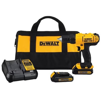 DEWALT 20-Volt MAX Cordless 1/2 In. Drill/Driver with Batteries, Charger & Bag