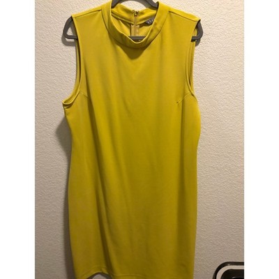 sharagano yellow dress
