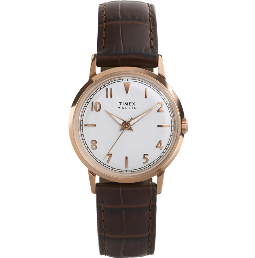 Timex Marlin 34mm TW2Y37700 Men's Women's Quartz Watch Brown