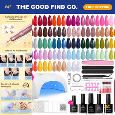 Polka Dot Gel Nail Kit with Nail Drill - 32 C...