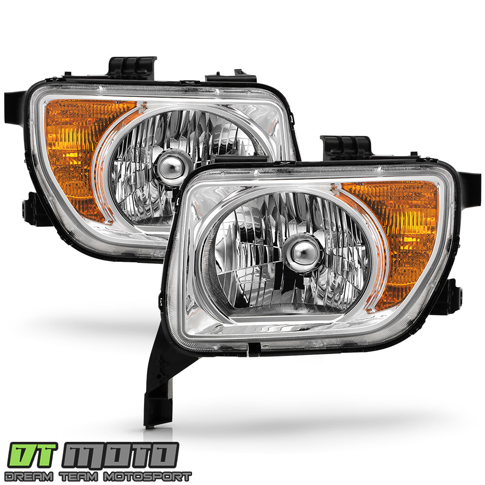 For 2003-2008 Honda Element DX|EX|LX Chrome Headlights Headlamps