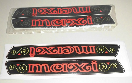 Sticker Set Trigger Set Black Red Puch Maxi Nostalgic M.Red Maxi Lettering - Picture 2 of 9