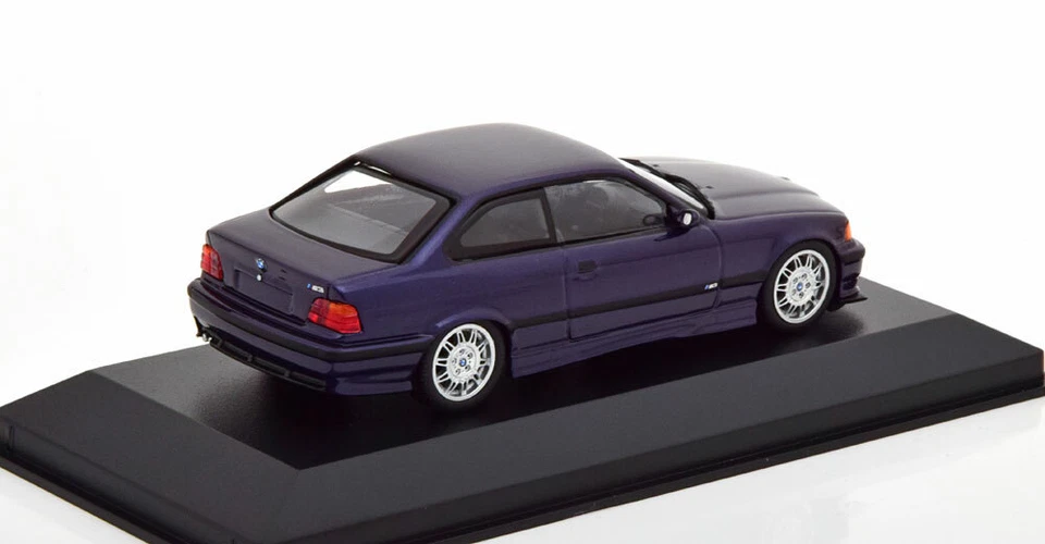 BMW M3 E36 1992 TECHNO VIOLETT MINICHAMPS 943022305 1/43 VIOLET METAL 500 PIECES - Photo 2/4