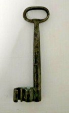 Antica Chiave Key femmina in ferro forgiato a mano XVIII secolo 