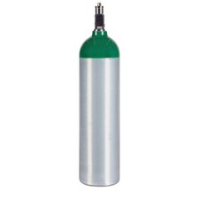 New 14.6 Cu Ft Medical D Aluminum Medical Oxygen Cylinder with CGA870 Post Valve