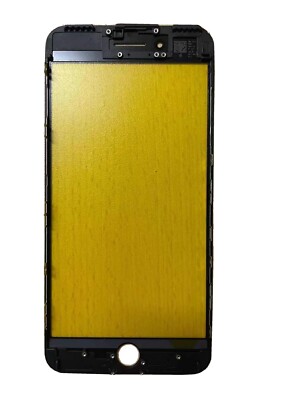 iPhone 6s Plus Front Glas + Rahmen vormontiert weiss + OCA + Polarizer 4in1