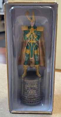 Eaglemoss Marvel Chess Collection Loki #4 (Villian Bishop) Figure - No Magazine