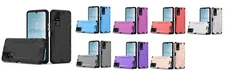 For Lively Jitterbug Smart4 Slim Brushed Hybrid Case Cell Phone Cover