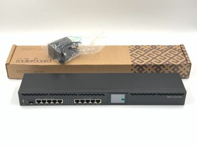 MiKroTik Routerboard RB201 1UI AS-RM RB2011UIAS-RM  Power Adapter Neu
