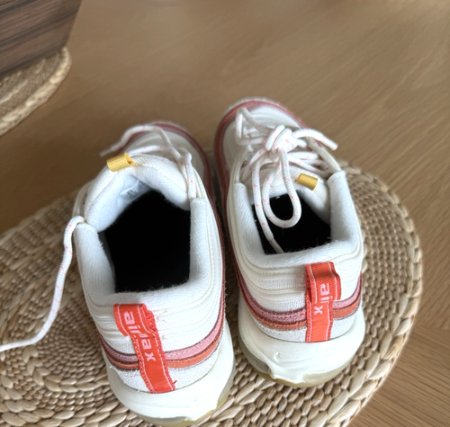 Nike Air Max 97 Women's Retro Athletic Sneakers Peace Love and Run-US 8.5 - Picture 3 of 21