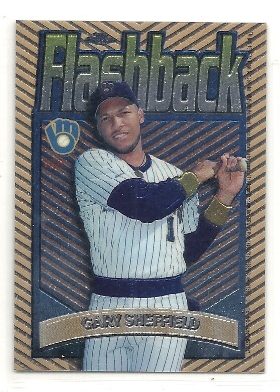 1998 Topps Chrome Flashback - #FB8 - Gary Sheffield - Milwaukee Brewers