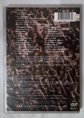 Oasis – There And Then 201513 9 Australia DVD-Video PAL | eBay