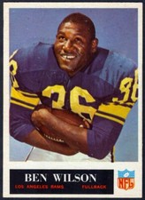 1965 Philadelphia Gum #97 BEN WILSON Los Angeles Rams NM - USC