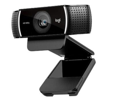 C922 Black Camcorder High Def Streaming Broadcasts Adjustable Tripod 18.5 cm