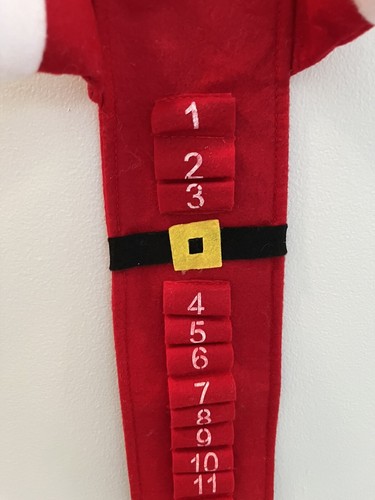 Christmas Advent Calendar Santa Countdown Very Nice Long Legs - Picture 4 of 16