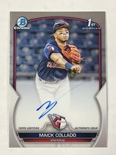 🔥2023 Bowman Chrome Maick Collado 1st Auto Autograph #CPA-MCO Guardians🔥