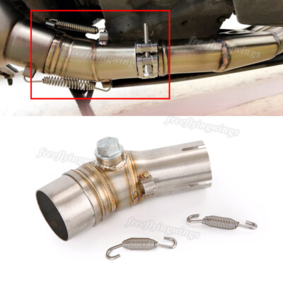 For Kawasaki ER6N Ninja 650F 650R 2012-2016 Motorcycle Exhaust Mid Pipe Slip On