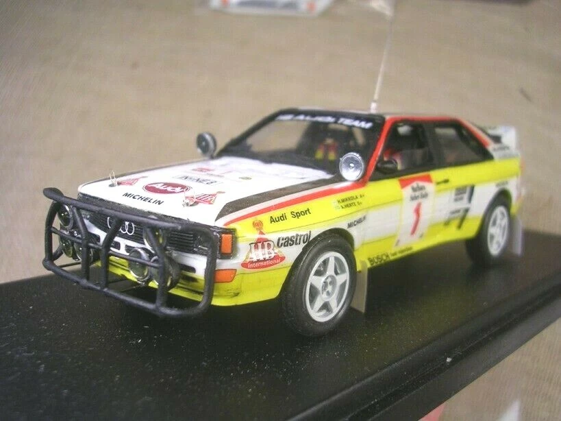AUDI QUATTRO HB SAFARI RALLY 1984 MIKKOLA  RACING43 1/43 TRUE                    - Immagine 2 di 4