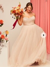 David's Bridal  Wedding Dress WG4039  Sz 18W Original MSRP $649