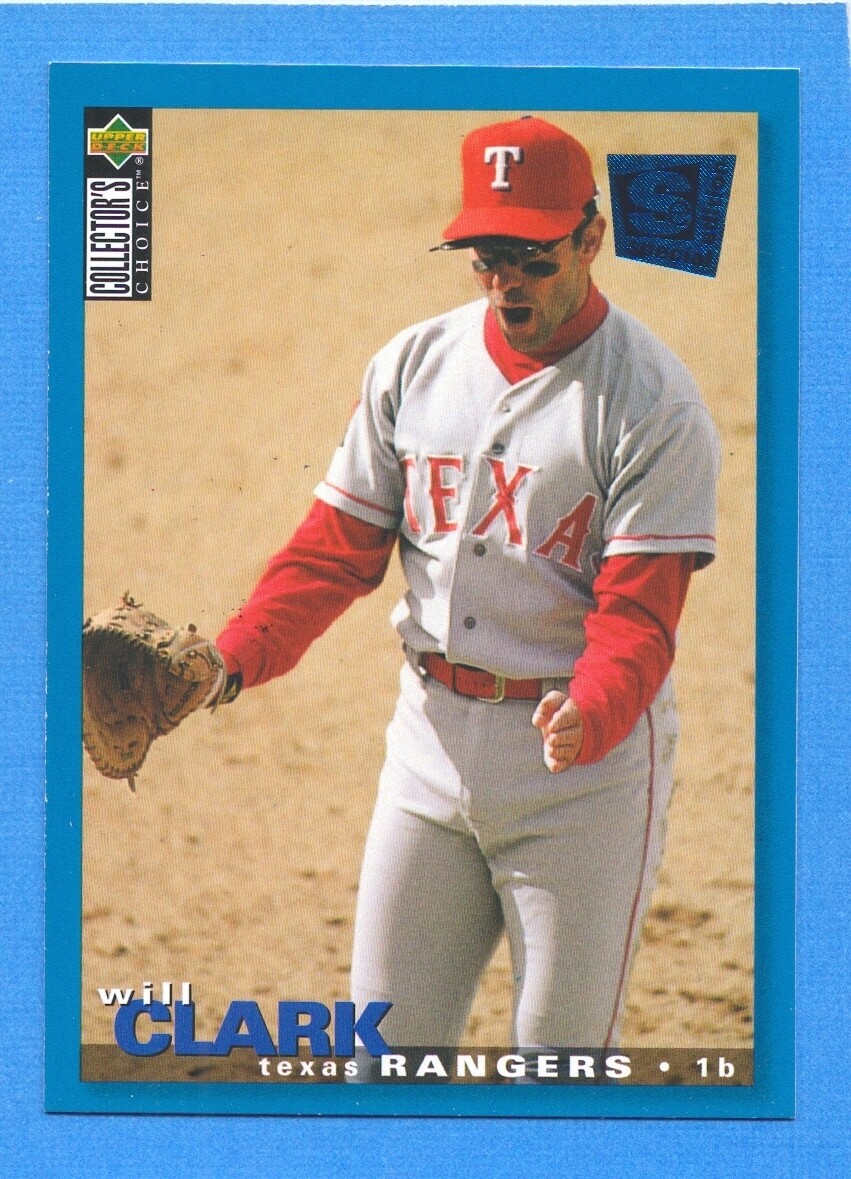 1995 Collector's Choice SE #184 Will Clark Rangers