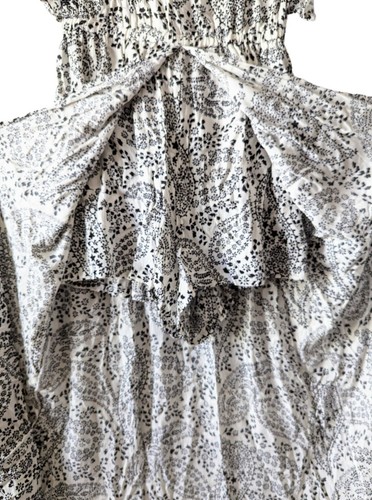 JACK By BB DAKOTA Romper Flutter Sleeve Dress Skort Overlay Maxi Tall LARGE - Picture 5 of 10