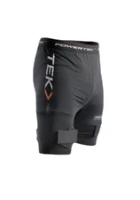 PowerTek WOMEN Ice Hockey Compression Shorts - Pelvic Protector, Tabs for Socks