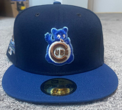 Chicago Cubs Hat The Blues Blue 2Tone New Era 59Fifty 1990 ASG Fitted Size 7 1/4