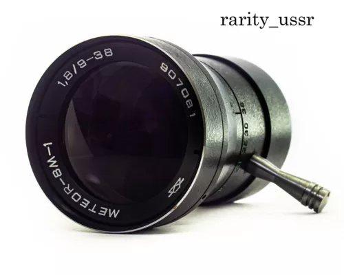 ZOOM LENS METEOR - 8m-1  1.8 / 9-38 Film Movie camera Quarz mount m25 C-mount