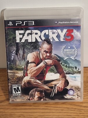 Far Cry 3 (Sony PlayStation 3, 2012) Very Good Condtion, Tested