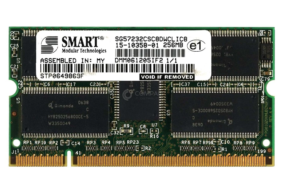 15-10358-01 CISCO SMART MEMORY 256MB SO-DIMM - Immagine 2 di 4