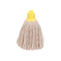 2Work 12oz Twine Rough Socket Mop Yellow (Pack of 10) PJTY1210I