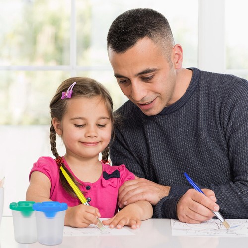 Brush Tool Paint and Cups for Toddlers Kids Painting Tools Child - Picture 10 of 12