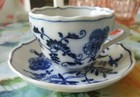 Blue Danube Espresso Cup & Saucer Set,  Reg. U.S. Patent Office. Vintage. — photo 1