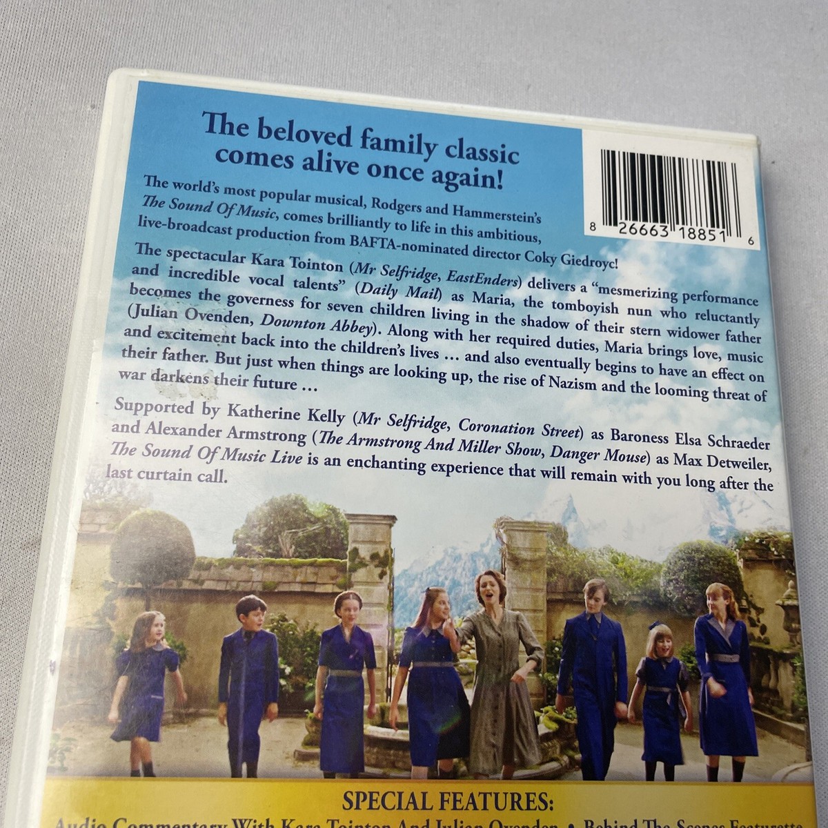 The Sound of Music Live (DVD, 2015) 60th Anniversary Edition. Live