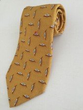 Robert Talbott All Silk Tie -- Yellow 4" x 59" Made in USA