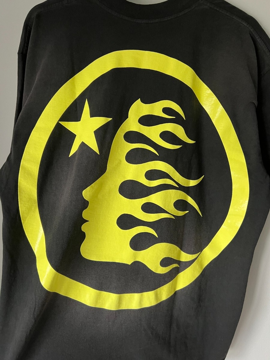Hellstar Yellow Classic Logo Tee - Size Large - Black - NEW Hellstar Yellow Classic Logo Tee - Size Large - Black - NEW