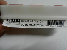 Lee Rifle Quick Trim Die for 30-30 Winchester;  90249