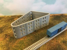 3 FLOOR ADD ON to Customize Art Deco Mid Century Office Building  Z Scale 1:220