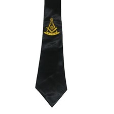 Masonic Regalia Past Master Neck ties 2 different Color Tie Embroidered Neck tie