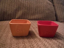 Set of SHONFELD's Ceramic Chili and Oil Decorative Bowls Cups